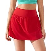 BRXL High Waisted Women Tennis Skirt Built-in Shorts Athletic Skorts Pockets Workout Pickleball Golf Running Sports