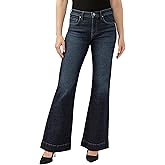 Jag Jeans Womens Kait Mid Rise Flare Leg Jeans & Pants