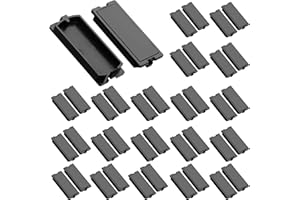 Kingdder 20 Pack Breaker Filler Plate, Circuit Breaker Panel Cover Knockout Filler Plate Box Cover Black (1 Inch)