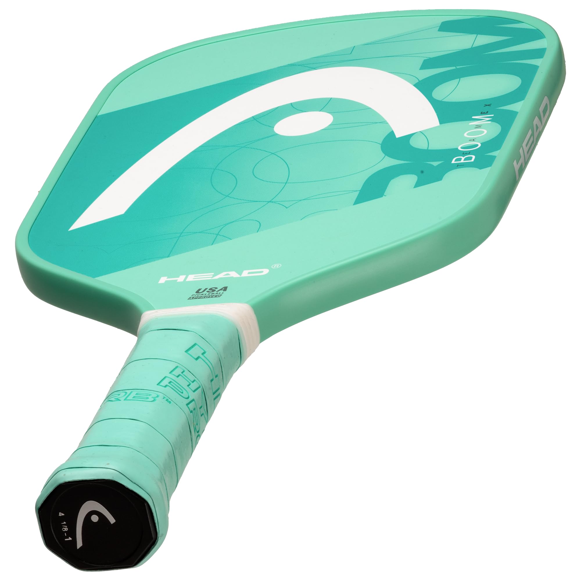 HEAD Boom Team EX 2024 Pickleball Paddle | Color: Mint | Size: 4 1/8 inches | Material: Polypropylene | for Men & Women | Advanced Spinon | Comfortable Grip | Superior Softness 4
