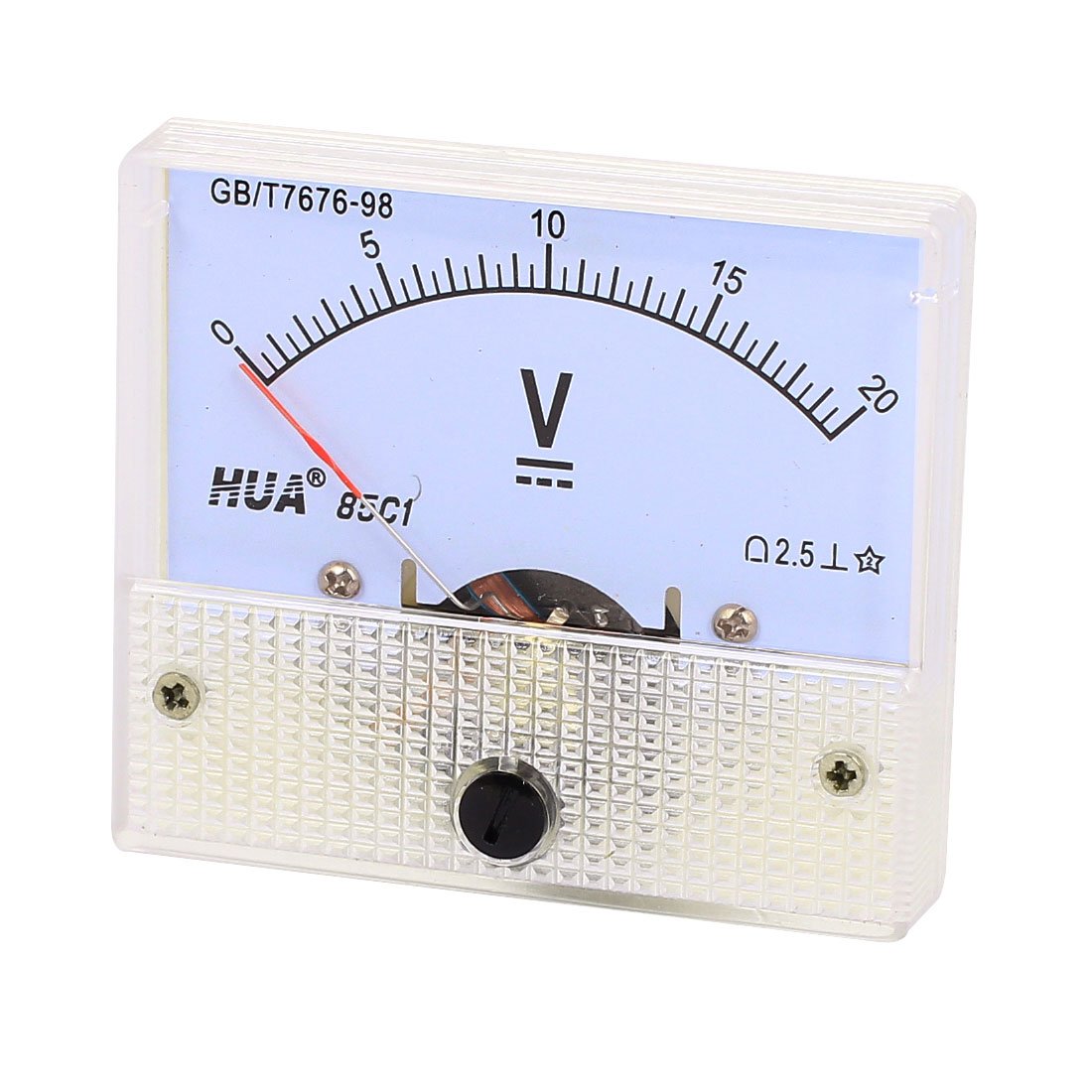 Sourcingmap DC 0-20V Analog Volt Voltage Panel Meter Voltmeter Gauge 85C1