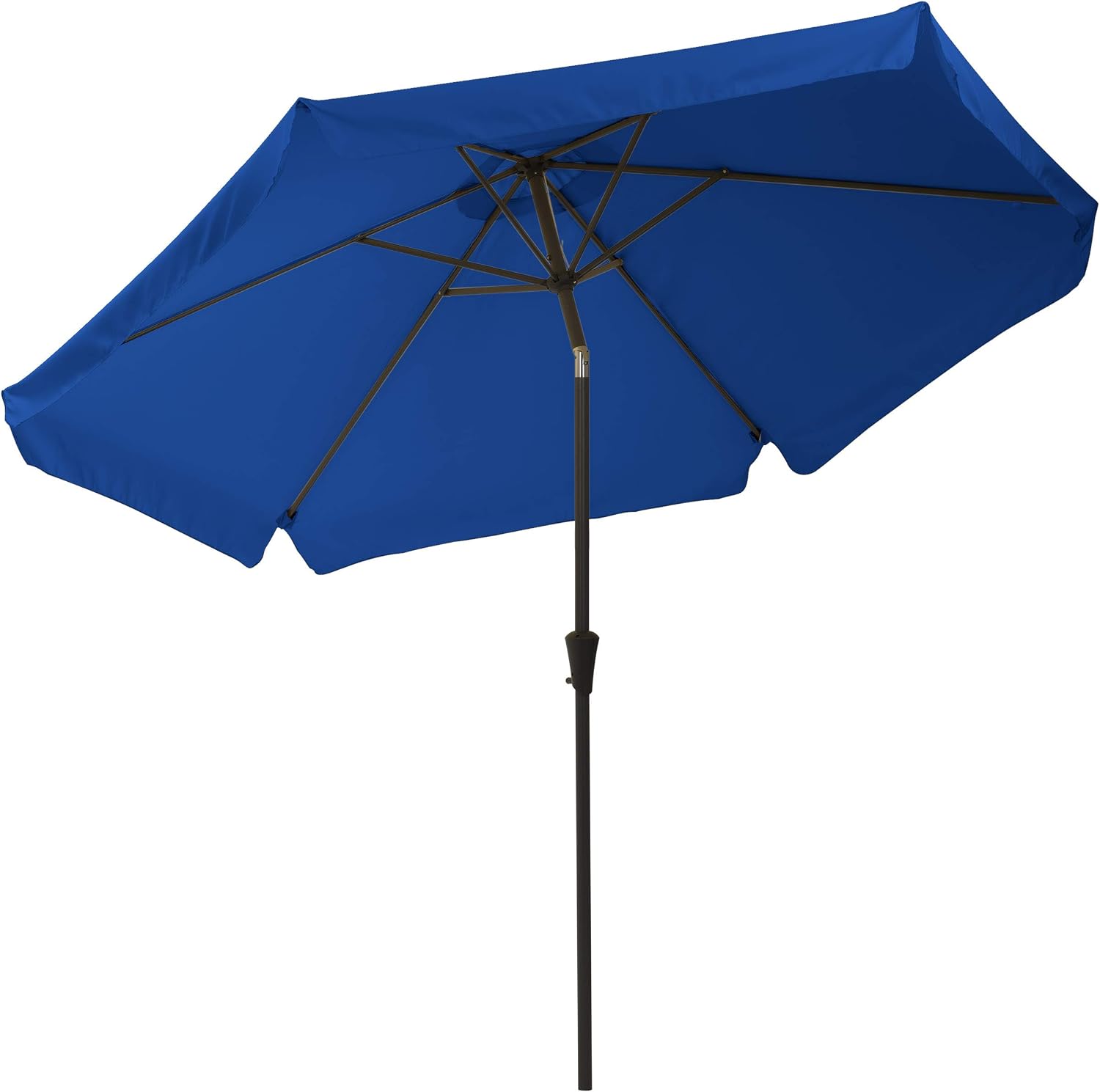 Amazon Com Corliving Ppu 290 U Patio Umbrella Cobalt Blue Garden Outdoor