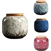 NS Online Small Urns Keepsake of 4 - Ceramic Decorative Cremation Urns Set 4 Piece for Human Ashes Memorial - Honor Your Loved One Lost