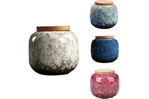 NS Online Small Urns Keepsake of 4 - Ceramic Decorative Cremation Urns Set 4 Piece for Human Ashes Memorial - Honor Your Loved One Lost