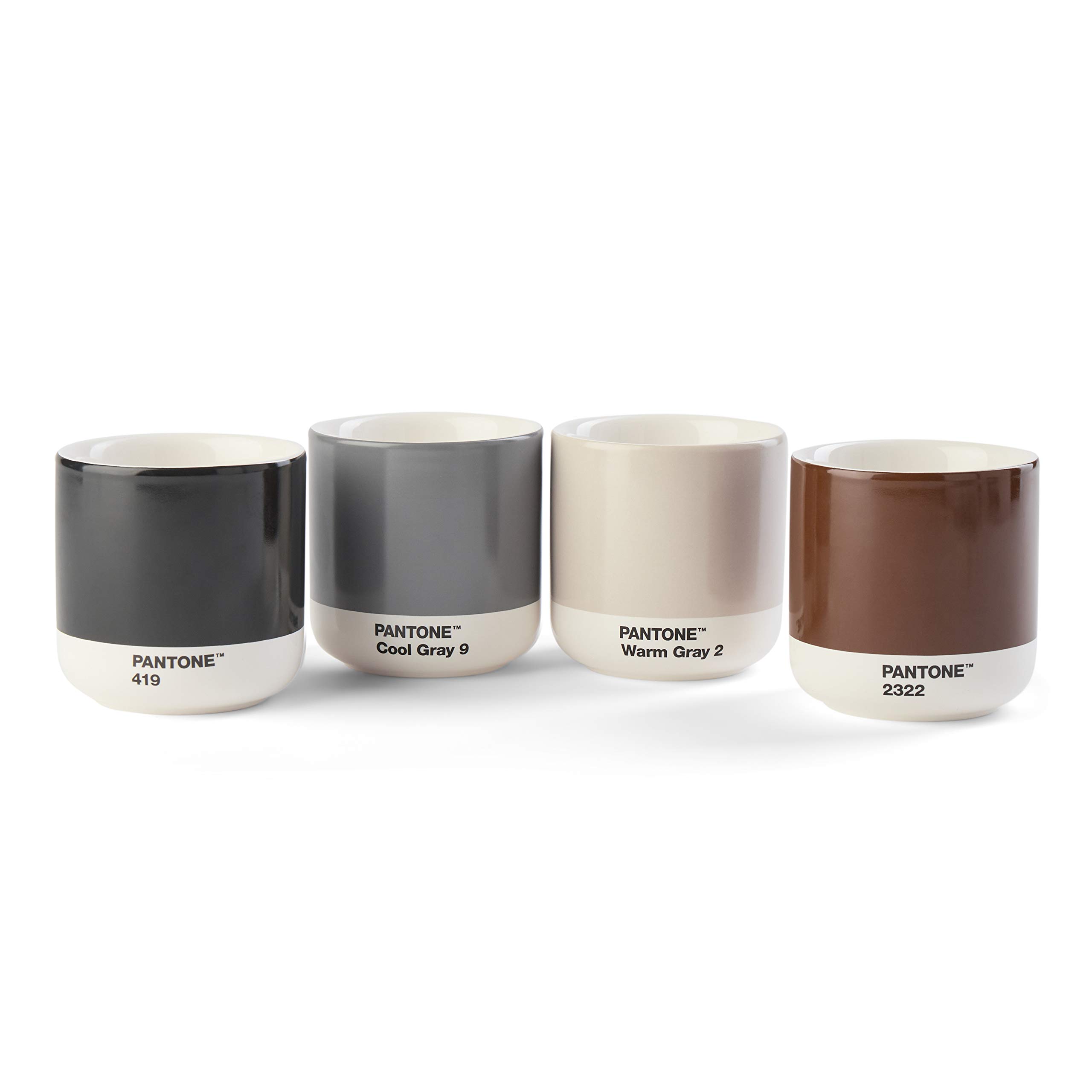 Cortado Thermo Cup, Mix of 4, (Warm Gray, Cool Gray, Brown, Black)