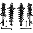 Detroit Axle - AWD 8pc Suspension Kit for 2016-2019 Honda Pilot 4 Struts with Coil Spring Assembly 4 Sway Bar Links 2017 2018 Front and Rear Replacement