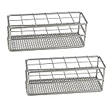 Test Tube Rack, 2pcs of 12 Holes Stainless Steel