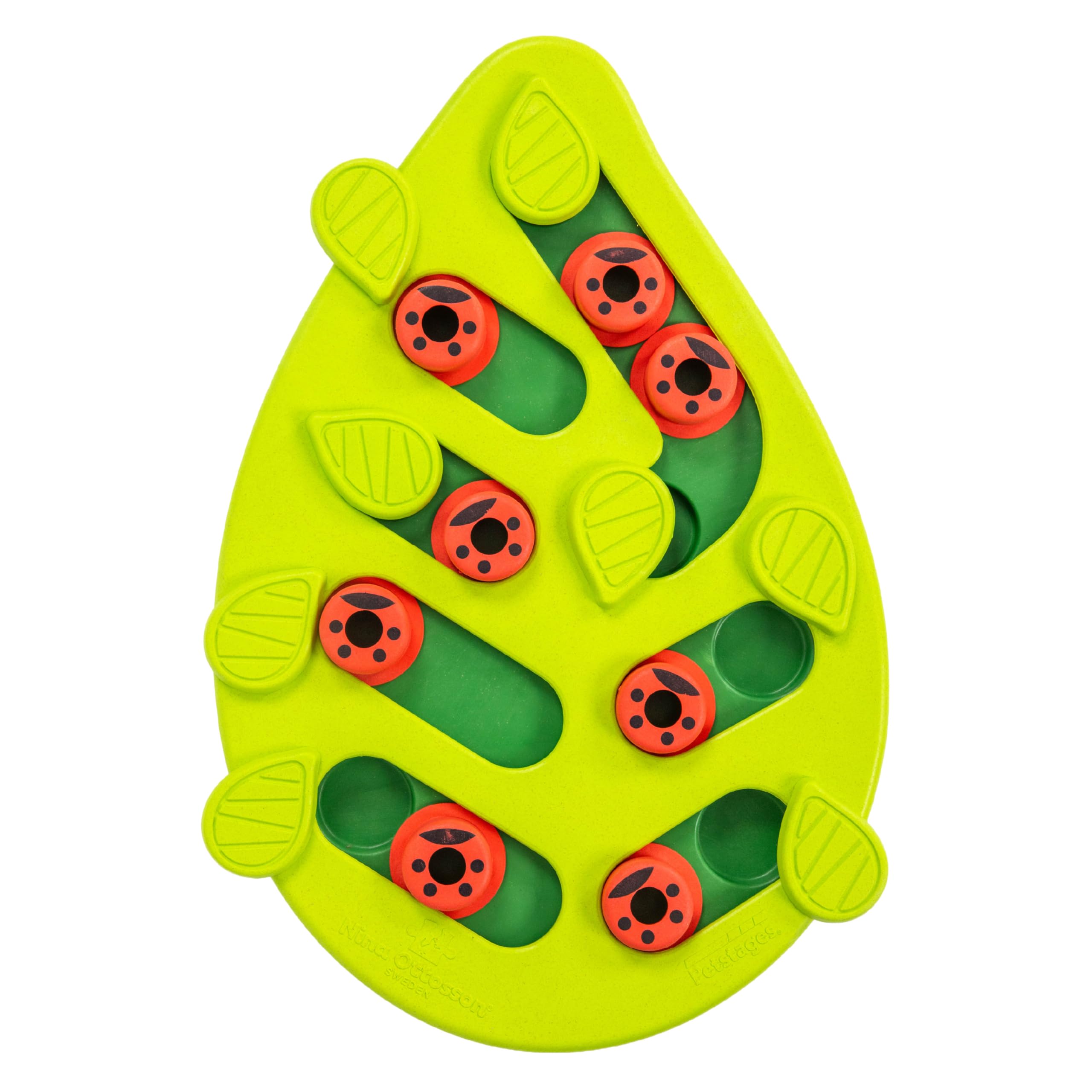 Photo 1 of Catstages by Nina Ottosson Buggin Out Puzzle & Play – Interactive Treat Puzzle Feeder for Cats, 16 Hidden Treat Compartments Slow Feeder, Durable & Easy-Clean, 13 Inches, Green