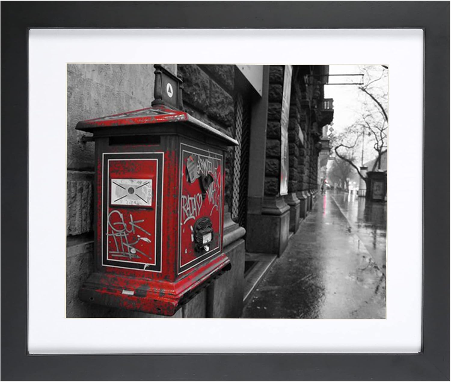 Photo Albums, Frames & Accessories - 10x12 Picture Frames Black Display Picture Frame 8x10 Solid Wood with Mat Wooden Photo Frame for Wall Hanging or Table Top Home Decoration-10x12 Black