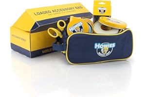 Howies Hockey Loaded Accessory Bag – Includes Stick, Grip, and Shin Pad Tape, Helmet Repair Kit, Fine Skate Stone and More! U
