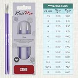 KnitPro Zing Interchangeable Circular Needles 5in 3.75mm view 4