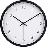 Amazon Basics 12" Traditional Wall Clock - Black