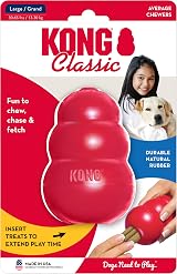 KONG Classic Stuffable Dog Toy Red Rubber For Large Dogs view 9