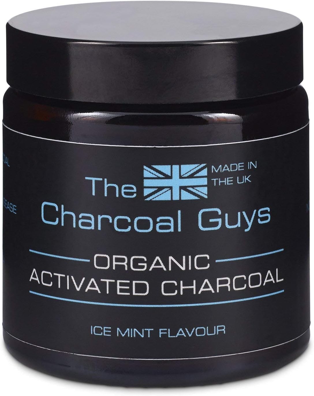 The Charcoal Guys | Organic Activated Charcoal Teeth Whitening Powder | 100% natural - Whitens Teeth - Removes Toxins - Reduces Plaque - Cleanses and Detoxes Mouth | Made in the UK