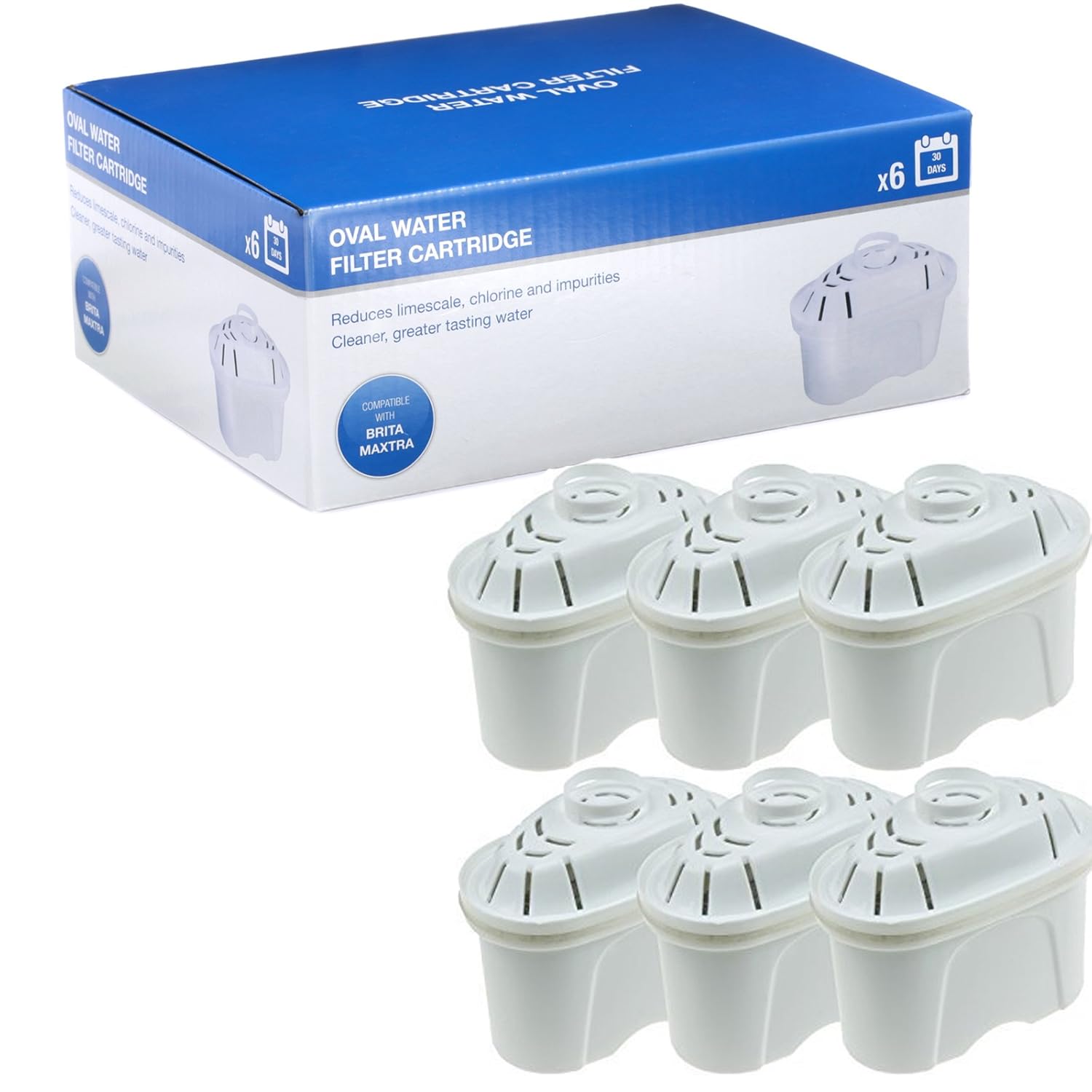 Qualtex Universal Jug Water Filter Cartridges (6) Amazon.co.uk