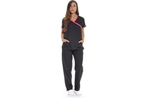 Just Love Women's Scrub Sets Medical Scrubs (Mock Wrap)