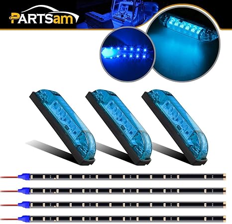 Amazon Com Partsam Blue Boat Marine Interior Led Lighting Kit