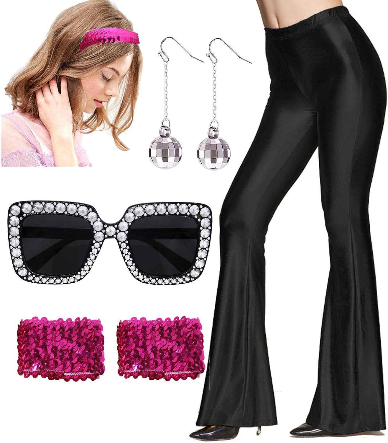 women's disco bell bottoms