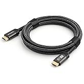 BlueRigger HDMI Cable 4K (6FT - 4Pack, 4K 60Hz HDR, High Speed 18 Gbps, HDMI 2.0 Braided Cord, eArc, HDCP 2.2) - Compatible w
