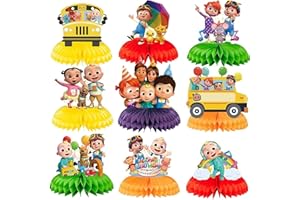 BOGAZNET 9PCS Honeycomb Centerpieces for Party Decorations – Double Sided Table Decorations Centerpieces 3D Table Decorations Party Centerpieces For Tables Birthday Party Supplies Birthday Decorations