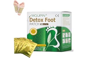60 Pcs Detox Foot Patch,MQUPIN foot detox pads Bamboo Vinegar Detox Foot Patch (Extra Socks)