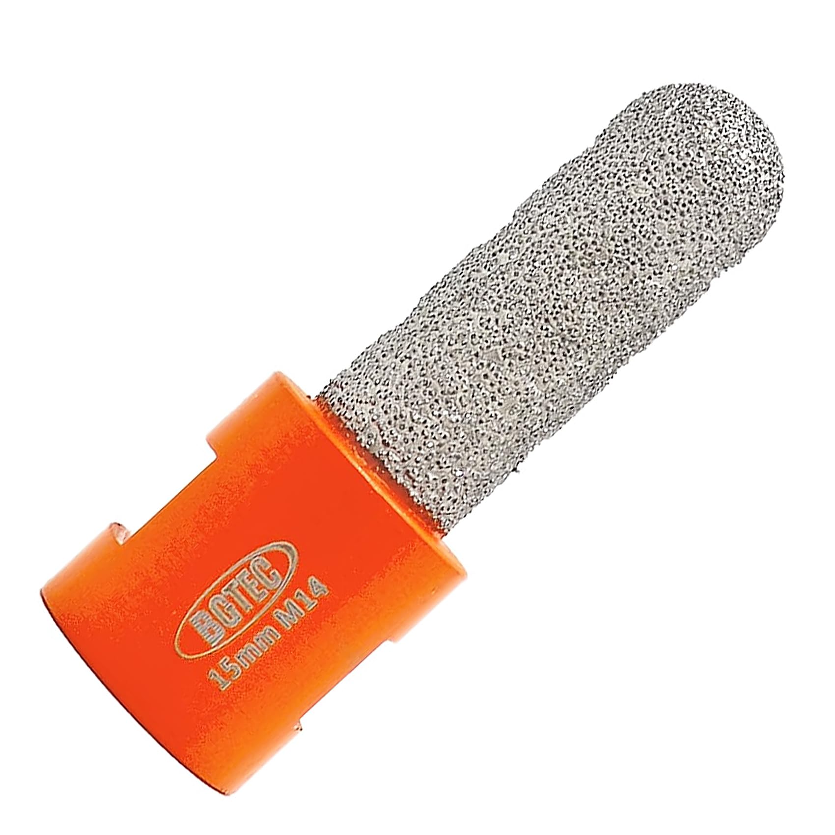 BGTEC Diamond Finger Bit 15mm M14 Thread Vacuum Brazed Diamond Milling Bit Enlarging and Shaping Round Bevel Existing Holes for Tile Stone Porcelain Hard Ceramic Marble Granite Countertop โ image 1