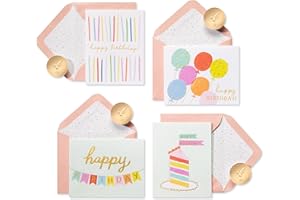 Papyrus Blank Birthday Cards, Birthday Celebrations (20-Count)