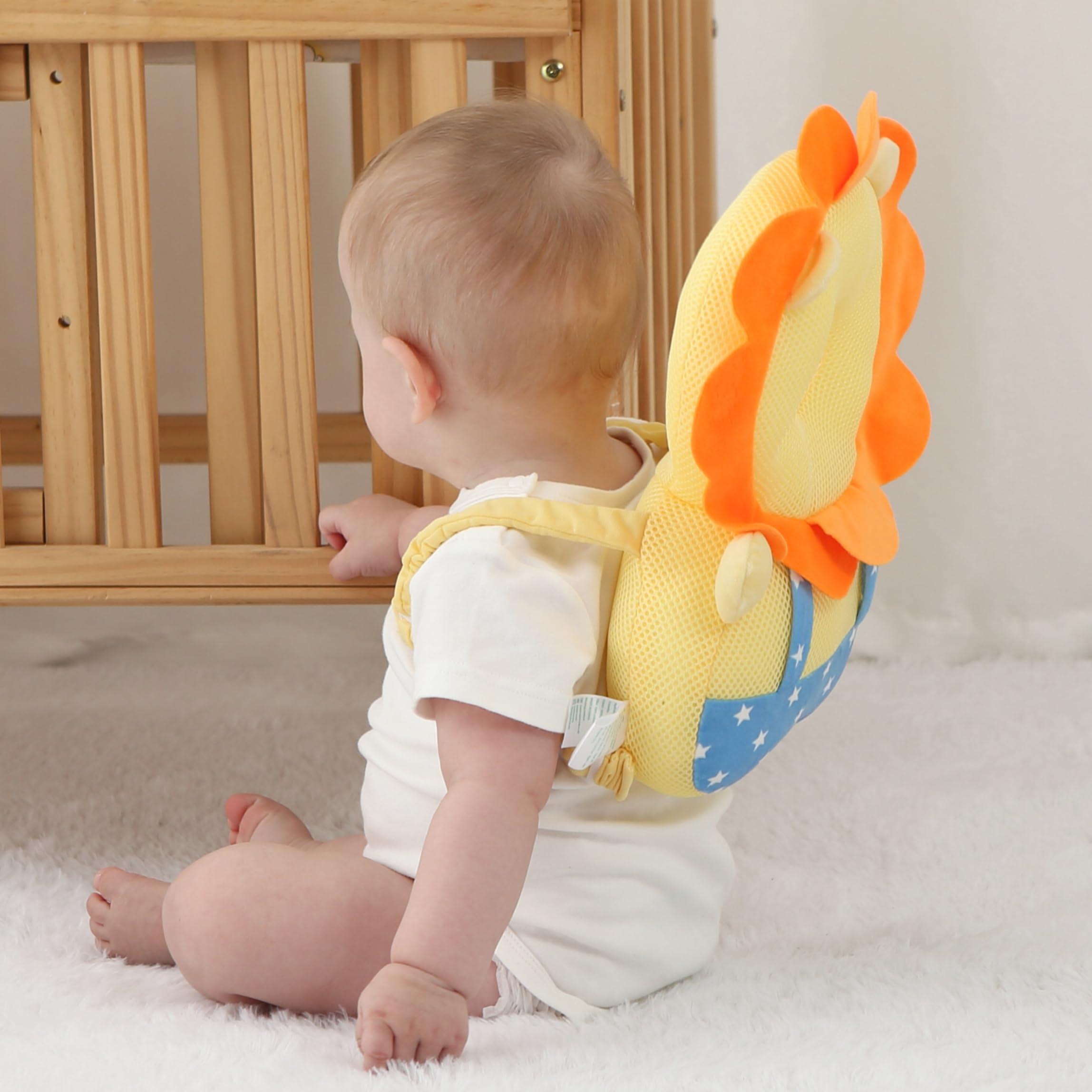 Baby Head Protector Backpack - Soft & Lightweight Head Protection Pillow for Bebe Walking and Crawling