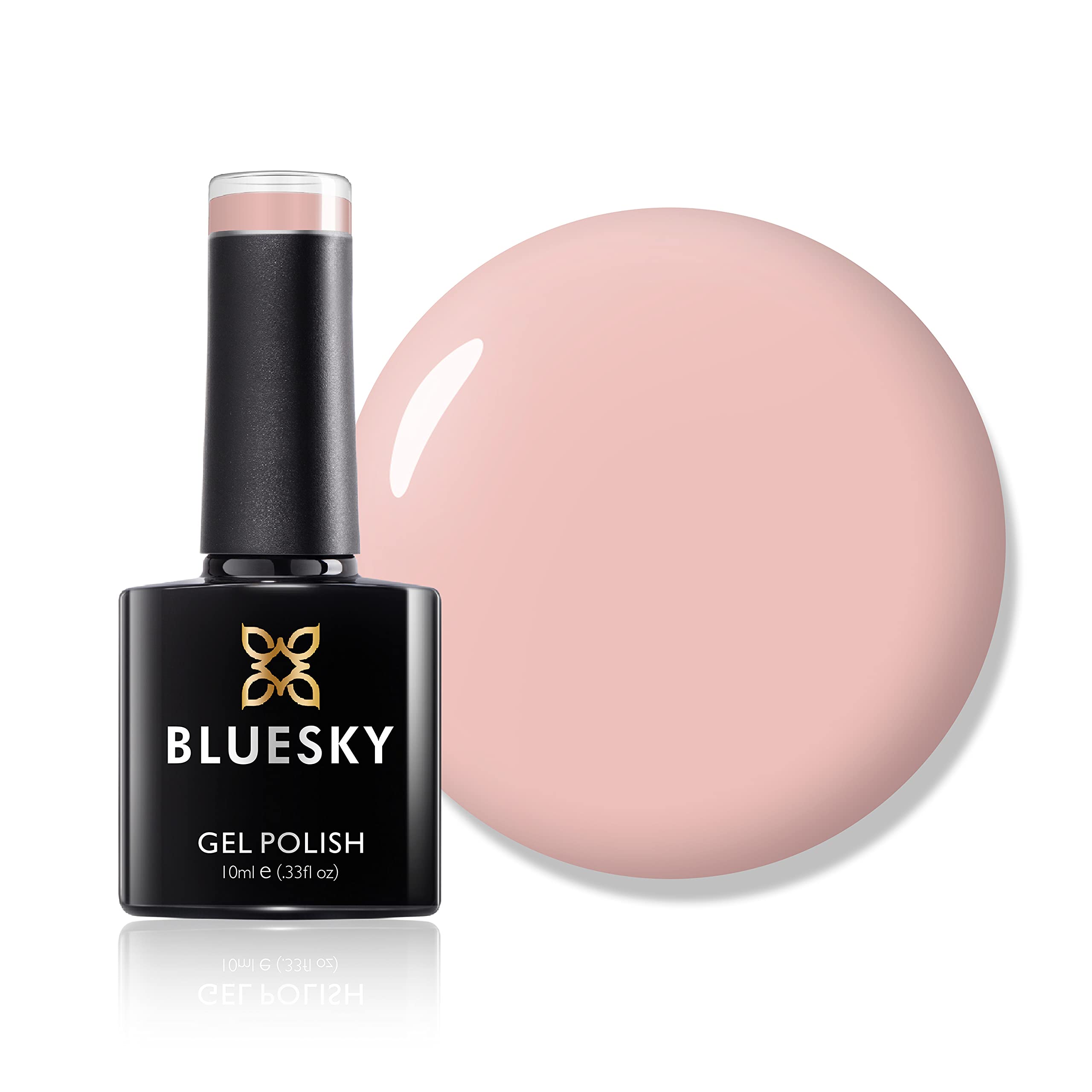 Bluesky Gel Nail Polish, Nude Pink DC103, Pale Light Pink, Long Lasting, Chip Resistant, 10 ml (Requires Drying Under UV LED Lamp) — image 1
