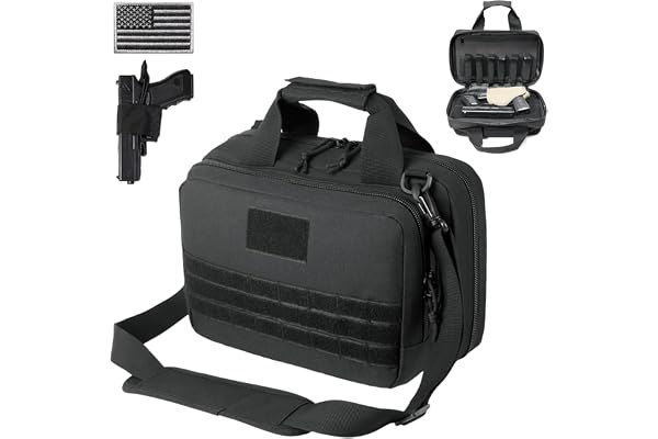 The 8 Best Gun Range Bags: Structure, Capacity, and Fit 4 DBTAC XS tactical pistol bag firearm shooting case with lockable zipper