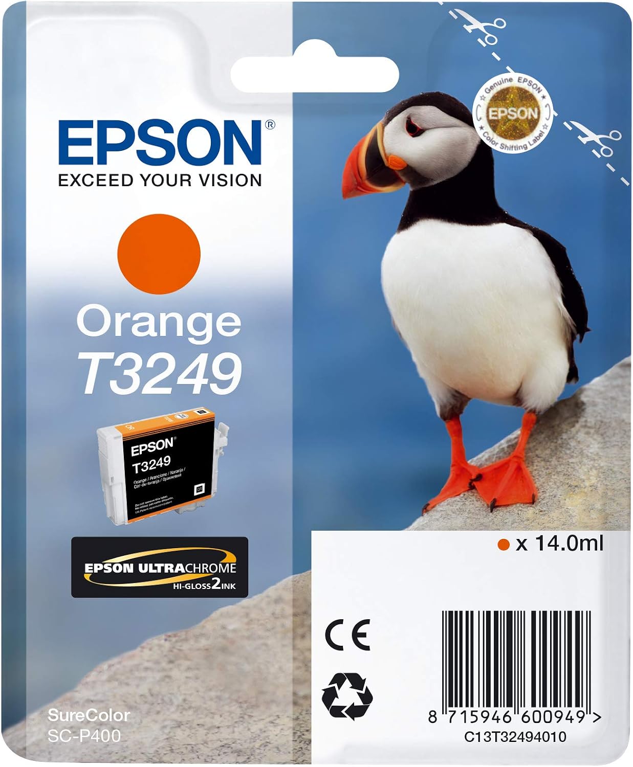 Epson C13T32494010 Ink Cartridge - Orange