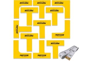 Professor Pickleball Court Marking Kit – Regulation Size Portable Pickleball Court Lines with Precision Tape Measure for Quick and Easy Setup – Perfect for Outdoor and On-The-Go Play