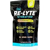 REDMOND Re-Lyte Hydration Electrolyte Powder Mix, Watermelon Lime (30 Stick Packs)
