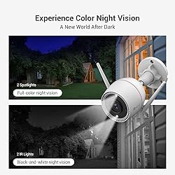 EZVIZ Custom Voice Alerts, 2K Outdoor Cameras for