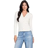 GUESS Womens Eco Long Sleeve Rib Miranda Sweater
