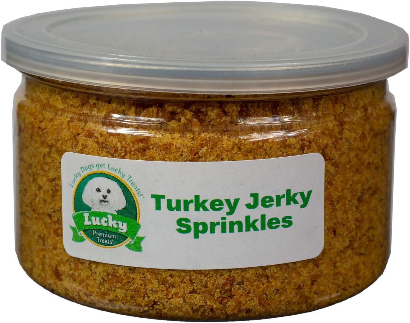 Lucky Premium Treats Jerky Sprinkles Dog Food Topper All-Natural Kibble Seasoning Adds Delicious Flavor to Your Dogs Food Made in The USA