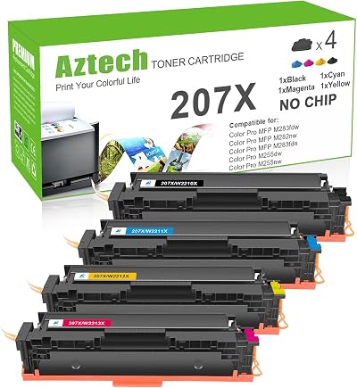 Aztech 207X 207A Toner Multipack for HP Color LaserJet Pro MFP M283fdw M255dw