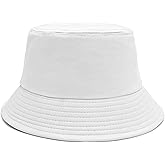 Malaxlx Bucket Hat Beach Sun Hat Fishing Hat for Women Men, Summer Outdoor Travel Packable Fisherman Hat