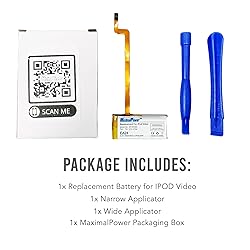 MaximalPower™ Replacement Battery for Apple iPod