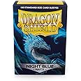 Arcane Tinmen Dragon Shield Matte Night Blue Card Sleeves (100), Polypropylene, 120 μm Quality Thickness, Fits 75+ Single Sleeved Cards or 65+ Double Sleeved Cards