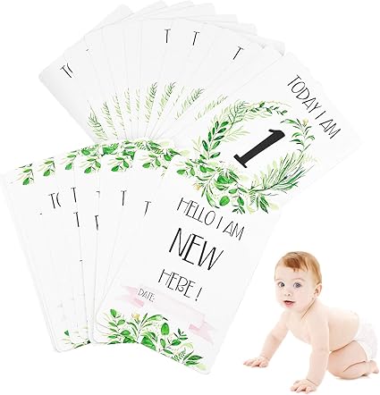 Inntek Lot De 24 Cartes Pour Bebe Etapes De La Vie Milestone Cartes Pour Bebe Garcon Et Fille Bapteme Ou Fete Prenatale Cartes De Vœux Assorties Amazon Fr Bebes Puericulture