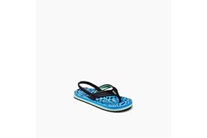 REEF Toddler/Little Kid Ahi Beach Flip Flop, Soft Cushion Footbed, Water Friendly, Backstrap