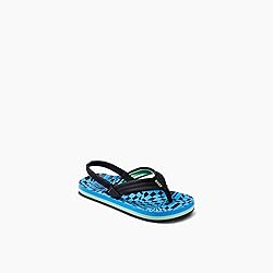 REEF Kids Boys Sandals, Little Ahi, Swell Checkers, 6