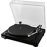 Fluance RT80 Classic High Fidelity Vinyl Turntable Record Player with Audio Technica AT91 Cartridge, Belt Drive, Built-in Pre