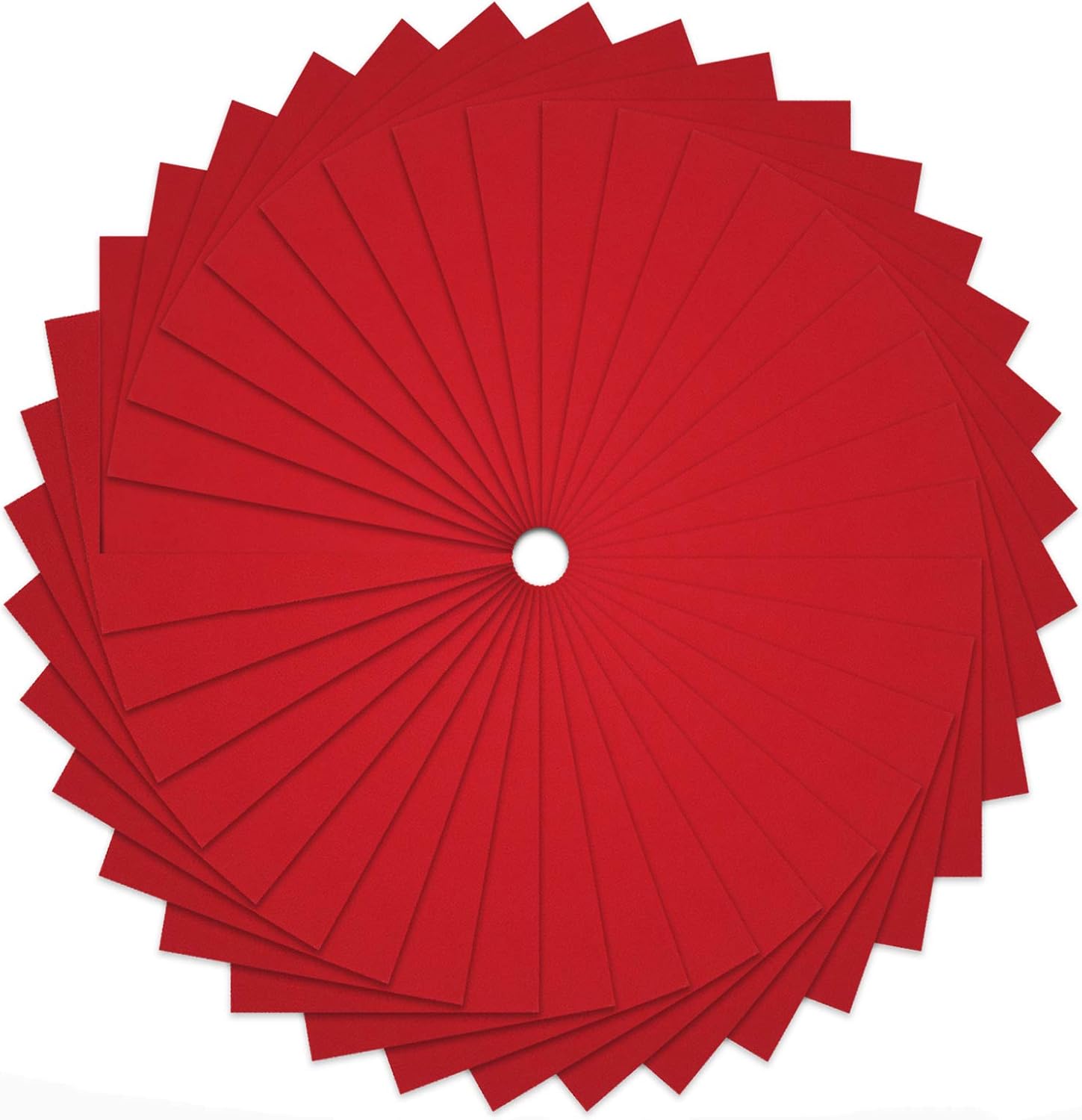 50Pack Red EVA Foam Sheets, 9" x 12" Cosplay Foam Paper