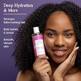 Heritage Store Palma Christi Castor Oil Hexane-Free 2 oz Hair Skin Brows Lashes view 2