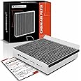 A-Premium Cabin Air Filter with Activated Carbon Compatible with Mercedes-Benz W163 Series ML320 1998-2003, ML350 2003-2005, ML430 1999-2001, ML500 2002-2005, ML55 AMG 2000-2003, Replace# 1638350047