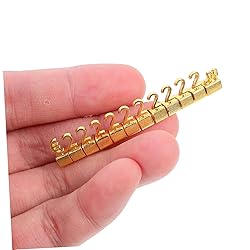 Totority 10pcs Metal Tag Adjustable Jewelry Cubes