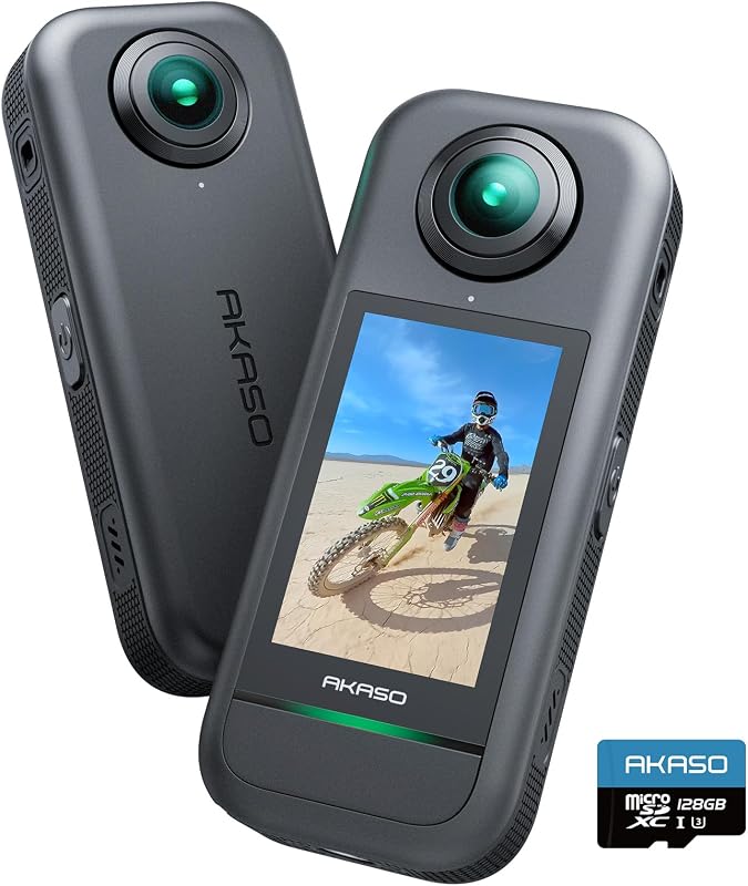 Câmara de ação 360 360 com cartão de 128GB, kit padrão — foto 1 de 8