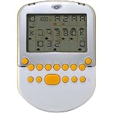 Mattel Big Screen Solitaire - White/ Silver with Yellow Accents